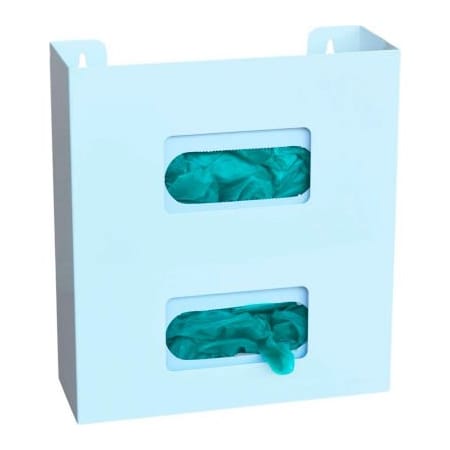 Omnimed. Omnimed White Painted Steel Double Glove Box Holder, 1/PK 305341